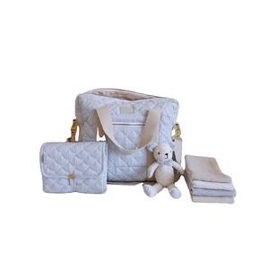 Bolsa de mão acolchoada de algodão para bebês, bolsa portátil de ombro único para recém-nascidos, bolsa de viagem grande capacidade, novidade - Product Image 1