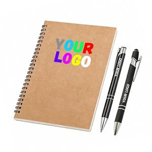 Custom Logo Printed Ruled Paper Office Spiral Writing Composition Note <b>Book</b> for Student Notebook - Product Image 1