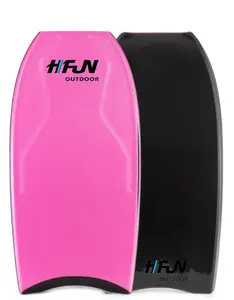 HIFUN 37 pollici leggero Body Board personalizzato bambini Surf Bodyboard con guinzaglio EPS Core Deck Boarding IXPE