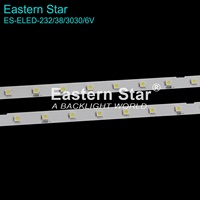 Bande de rétroéclairage LED ES-ELED-232 (ELED) AOT_50_NU7100F BN96-45952A BN61-15484A à utiliser pour UN50NU7400 UN50RU71 2PCS/SET00