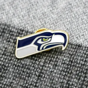 Seattle seasearozeti dijital baskılı Metal broş Pin spor tema takı için yaka Pin yapımcısı NFLTeams Logo sıcak satış - Product Image 1
