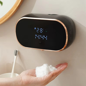 Nouveaux distributeurs automatiques de savon mousse pour salle de bain, machine à laver les mains intelligente avec charge USB, deux couleurs, en matériau ABS - Product Image 1
