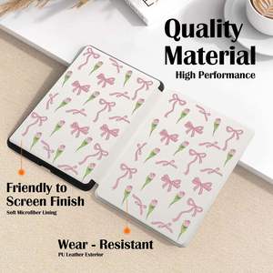 Cho Kindle PaperWhite <span class=keywords><strong>10</strong></span>/11/12 tùy chỉnh in PU da tablet trường hợp bảo vệ từ trở lại với xử lý dây đeo - Product Image 3