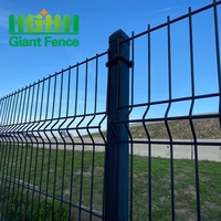 Panneaux de clôture en treillis métallique courbé en acier galvanisé revêtu de PVC 3D, haute protection, anti-pourriture, écologiques, pour portails extérieurs de maison et de ferme