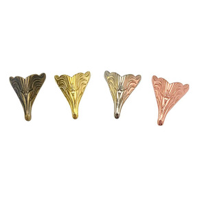 Mingmao Zinc Alloy <b>Corner</b> <b>Protector</b> 20x26mm Rose Gold Easy Installation For Wooden Box Craft Decorative Use - Product Image 2