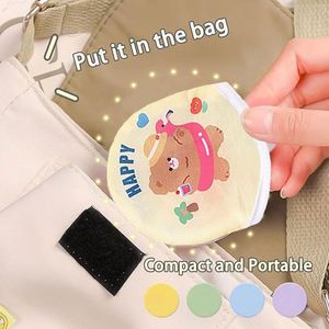 Abanico Plegable Redondo Personalizado con Bolsa, Diseño de Arte Popular con Impresión UV, para Promoción o Decoración de Fiestas, Recuerdo - Product Image 5