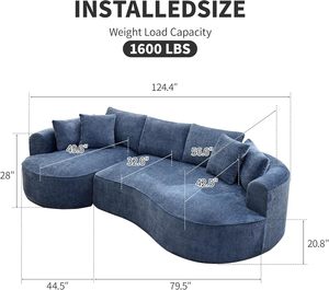 Sofá Modular de Espuma Comprimida al Vacío, Diseño Moderno, Venta al Por Mayor 2026, Sofá de Espuma Seccional para Sala de Estar, Muebles Personalizados de Fábrica - Product Image 5