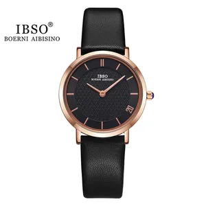 IBSO 럭셔리 여성 쿼츠 시계 디자이너 시계 숙녀 시계 로고 사용자 정의 손목 시계