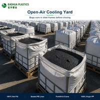 Sac FIBC en bitume sur mesure, directement de l'usine, 1000 kg, 1 tonne, sac jumbo pour asphalte 180 ° Sac de protection PE anti-fuite pour remplissage à chaud C Hot Fill