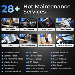 TOPDON Phoenix Lite 3 ondersteunt bidirectionele besturing voor actieve testen, professioneel autodiagnosetool voor autohandelaren - Product Image 2