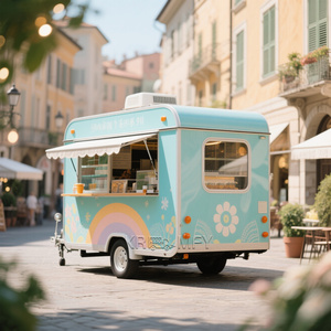 Bar à café mobile d'extérieur OEM avec cuisine complète, camion de restauration rapide - Product Image 4