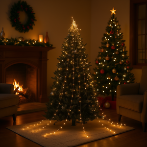 Christmas <b>Tree</b> <b>Lights</b> 147.6 Inch Warm White LED String For Holiday Decoration - Product Image 2