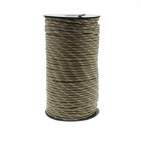 100 mètres couleurs personnalisées en gros 550 Paracord survie lanière cordon corde extérieur 7 brins Paracord bobine