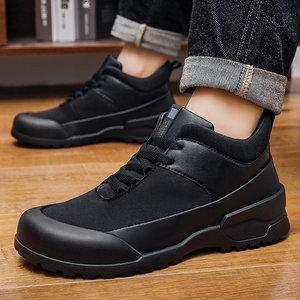 Nuevas Botas de Nieve Balen Negras de Invierno al por Mayor para Hombre, Precio Bajo, Lona, Exportación, Caña Alta, con Cordones, Originales, para Exteriores - Product Image 6
