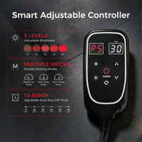 ERCON 660 850nm 2240 LED Vente en gros d'usine, utilisation domestique, récupération après l'entraînement, couverture de sauna à lumière rouge pliable et portable pour tout le corps