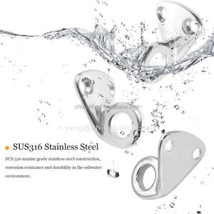 Crochet de fixation pour pare-battage de bateau à voile, crochet mural extérieur en acier inoxydable, crochet de suspension marin, crochet à œillet - Product Image 3