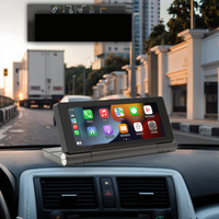 Monitor portabel IPS 10.26 inci, nirkabel Android Auto Mirror Link tampilan HD Audi Nissan Universal mobil Multimedia