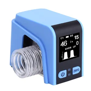 Capnógrafo portátil mini e de longa resistência CA80 Mainstream ETCO2 Monitor portátil Etco2 Sensor