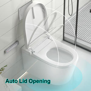 Inodoro inteligente colgante de <span class=keywords><strong>pared</strong></span> de cerámica blanca automático inteligente eléctrico de hotel de gama alta para Baño - Product Image 2