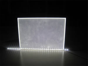 Panneau de guidage lumineux en acrylique rétroéclairé par LED souple, à points laser, transparent, pour réfrigérateur/armoire, capteur Rina Tech, haute uniformité - Product Image 5