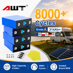 Stock UE AWT 2026 Nouvelle Arrivée EV E MB31 Plus de 8000 Cycles de Vie <span class=keywords><strong>Batterie</strong></span> Lithium LiFePO4 Neuve Grade A 3.2 V 314 <span class=keywords><strong>Ah</strong></span> - Product Image 3