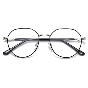 Occhiali <span class=keywords><strong>da</strong></span> <span class=keywords><strong>Vista</strong></span> Vintage Rotondi per Influencer di Moda, <span class=keywords><strong>Lenti</strong></span> Fotocromatiche <span class=keywords><strong>con</strong></span> <span class=keywords><strong>Protezione</strong></span> <span class=keywords><strong>UV</strong></span> 2-in-1 - Product Image 6