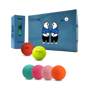 High Quality Custom Box Package Colorful 2/3/4 Piece Surlyn Golf Balls