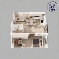 Maison conteneur extensible de 20 pieds, maison modulaire préfabriquée Ray-Zen pour la vie en famille, 2 chambres