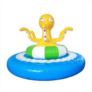 Parcours d'obstacles gonflable WINSUN en forme de pieuvre - Matériel PVC ignifuge et imperméable, à partir de 5 ans - Product Image 1