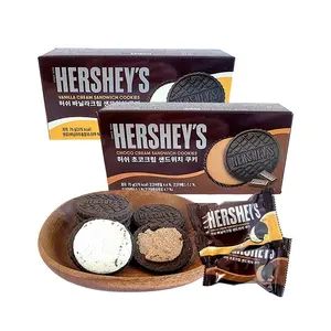 Factory Price Cookie Chocolate Flavored Korea Imported Exotic Snacks Chocolate Cookies 55g