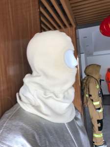 หน้ากากป้องกันไฟไหม้แบบสองชั้น มาตรฐาน CE EN ผลิตจากอะรามิด สำหรับนักดับเพลิง ป้องกันศีรษะ - Product Image 6