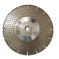Lame de coupe diamantée électro-plaquée industrielle OEM de 7 pouces (180 mm) M14 pour pierre, marbre, disque de meuleuse d'angle