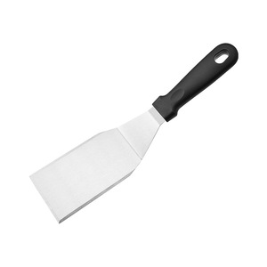 Stainless Steel Cooking Spatula Slanted Edge For Teppanyaki Steak Pancake Pizza Japanese Kitchen Use - Product Image 4