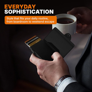 מותאם אישית pu מעור כרטיס אשראי כרטיס כרטיס אשראי כרטיס אלומיניום - Product Image 3