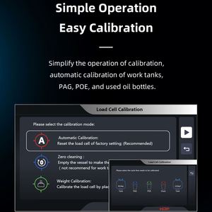 Unidad de Servicio de Aire Acondicionado Totalmente Automática Mejorada, Máquina de <span class=keywords><strong>Carga</strong></span> y Recuperación de <span class=keywords><strong>Gas</strong></span> Dual <span class=keywords><strong>R134A</strong></span> 1234YF WDF X849 con Impresora para Todos los Coches - Product Image 6