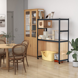 Customized cat climbing cabinet, cat climbing <b>frame</b>, cat <b>bed</b>, cat space capsule, cat climbing pillar, multi-level cat shelf - Product Image 2