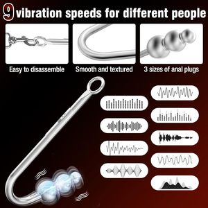 Kit di Bondage BDSM con Gancio Anale Vibrante per Coppie, Manette Dietro la Schiena, Giochi Erotici per Adulti Principianti - Product Image 3