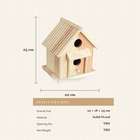 Mangeoire murale pour oiseaux avec corde de suspension pour jardin, cour, balcon, observation des oiseaux en extérieur