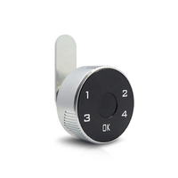 Serrure électronique de haute sécurité pour armoire, forme ronde, sans clé, compatible Tuya, pour meubles de maison ou de bureau