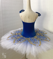 Nouveaux costumes de ballet tutu bleu royal pour filles. Nouveau TUTU-32