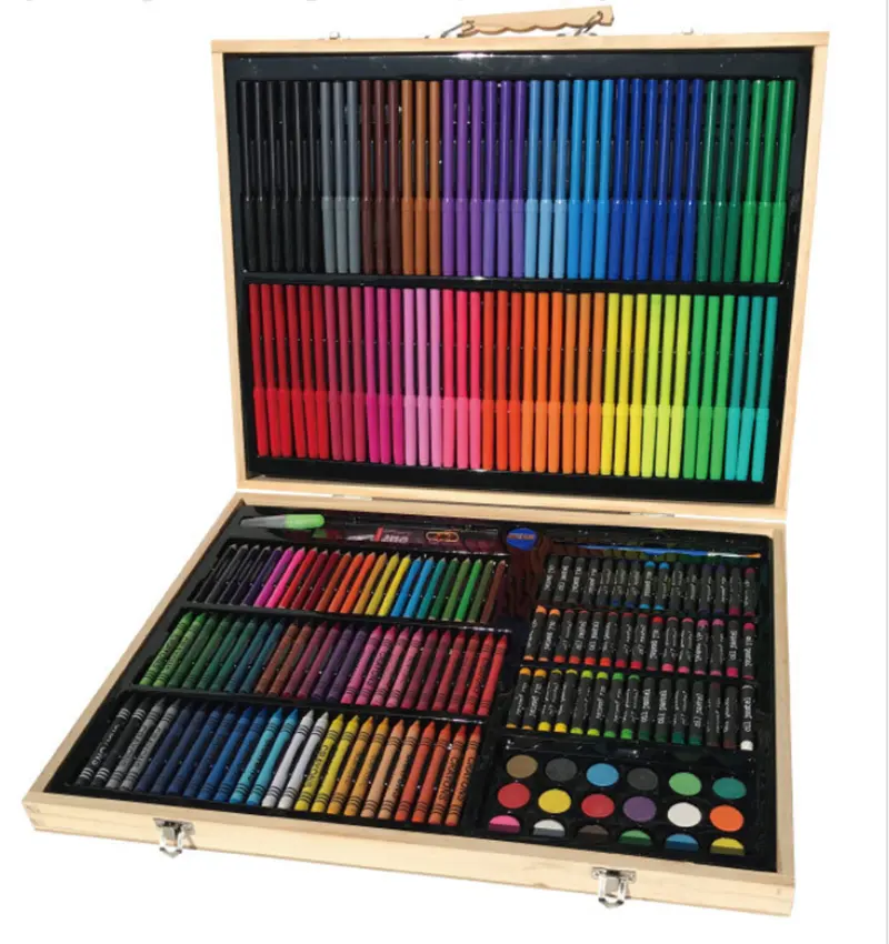 Deli — ensemble de papeterie crayon de couleur, cadeaux de noël pour enfants, papeterie pour étudiants