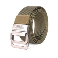 Double boucle à anneau en D 1.5 "de large Multi-Color Tactical Webbing Men Belts