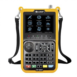 Outil de recherche de satellite <span class=keywords><strong>HD</strong></span> FindSAT VF-<span class=keywords><strong>6900</strong></span>, outil d'alignement DVB-S S2, écran LCD 3,5 pouces, port Type C, compteur de signal H.264 - Product Image 1