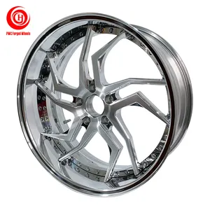 PWC Customize 20 Inch Car Accessories Oem Brand Ring for Forged Wheel 5x112 5x112 mercedes wheels Rim