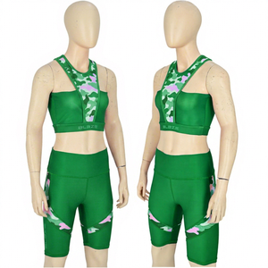 Conjuntos de Loungewear Cortos de Lujo para Mujer, de Algodón Transpirable, Tejido Acanalado, Personalizados, con Bordado, de Secado Rápido, Venta al por Mayor - Product Image 1