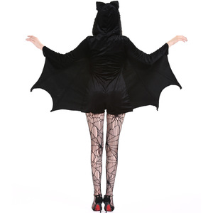 Costume de chauve-souris pour <span class=keywords><strong>femme</strong></span> pour Halloween, déguisement de vampire pour fête costumée - Product Image 6