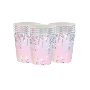 Platos de Papel Redondos de Cumpleaños con Diseño de Diamantes Coloridos de Ensueño, 40-60 Piezas, Decoraciones para Mesa de Fiesta - Product Image 4
