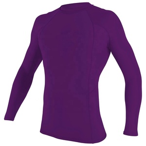 Rash-guard uni à manches longues pour hommes - Product Image 4