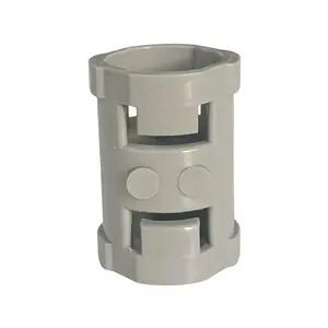 1/2" 1-Piece ENT Quick Connect Coupling Snap In Pipe Connector PVC Rigid Conduit Fittings ETL Listed Use With Concrete Wall Box