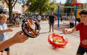 Juego de Trompos Giratorios para Niños, Material ABS, Mini Trompo con Sonido, Lanzador de Doble Cuerda, en Caja, Juguete para Niños - Product Image 5